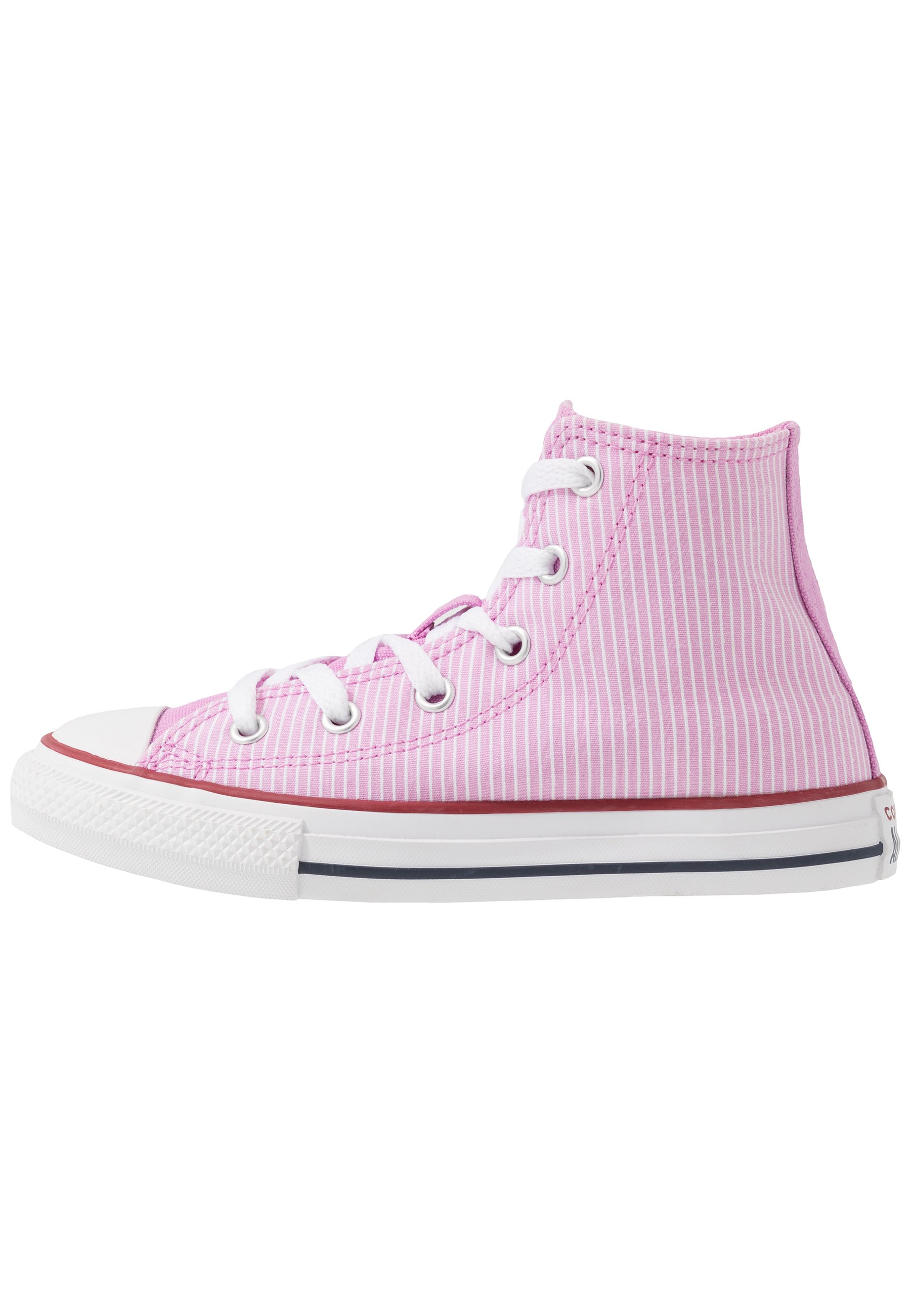 Converse CHUCK TAYLOR ALL STAR PINSTRIPE Høye joggesko Converse CHUCK TAYLOR ALL STAR Høye joggesko peony pink
