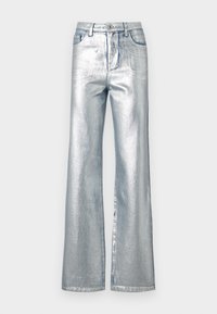 PANT - Jeans a sigaretta - shiny silver