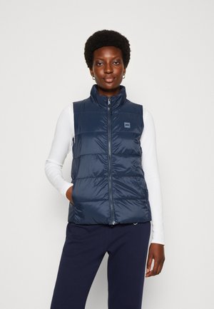 GAP LOGO PUFFER VEST - Bodywarmer - vintage navy