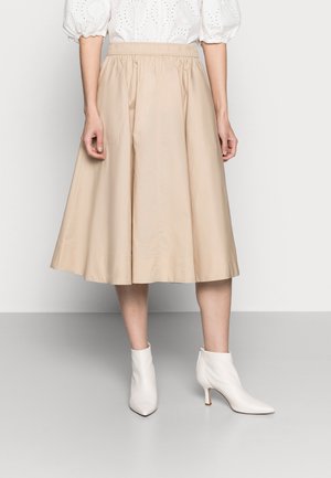 Jupe trapèze - beige