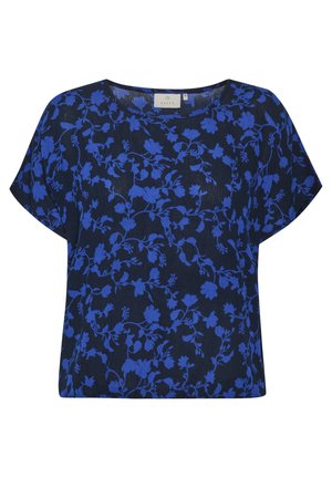 Kaffe KALOKIA - Bluse - midnight blue flowers