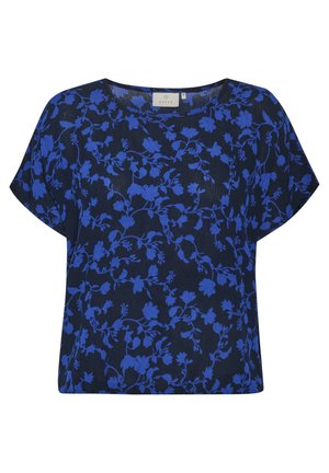 LOKIA - Blus - midnight blue flowers