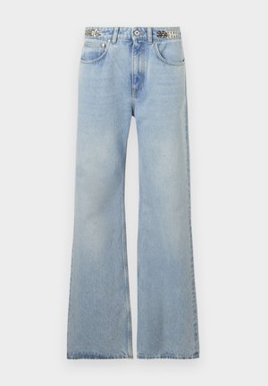 Rabanne Sirgete säärtega teksad - light blue denim