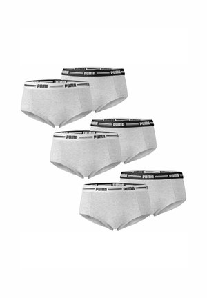 MINI 6ER PACK - Panties - grey melange