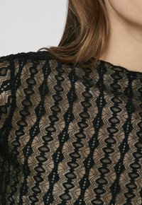 VILA MIT LANGEN ÄRMELN  - Longsleeve - black