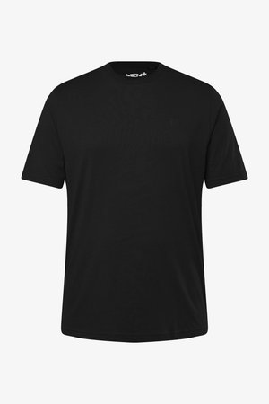 Men Plus, MEN+ T-SHIRT, BASIC, HALBARM, RUNDHALS, BIS 8 XL - T-Shirt basic - black