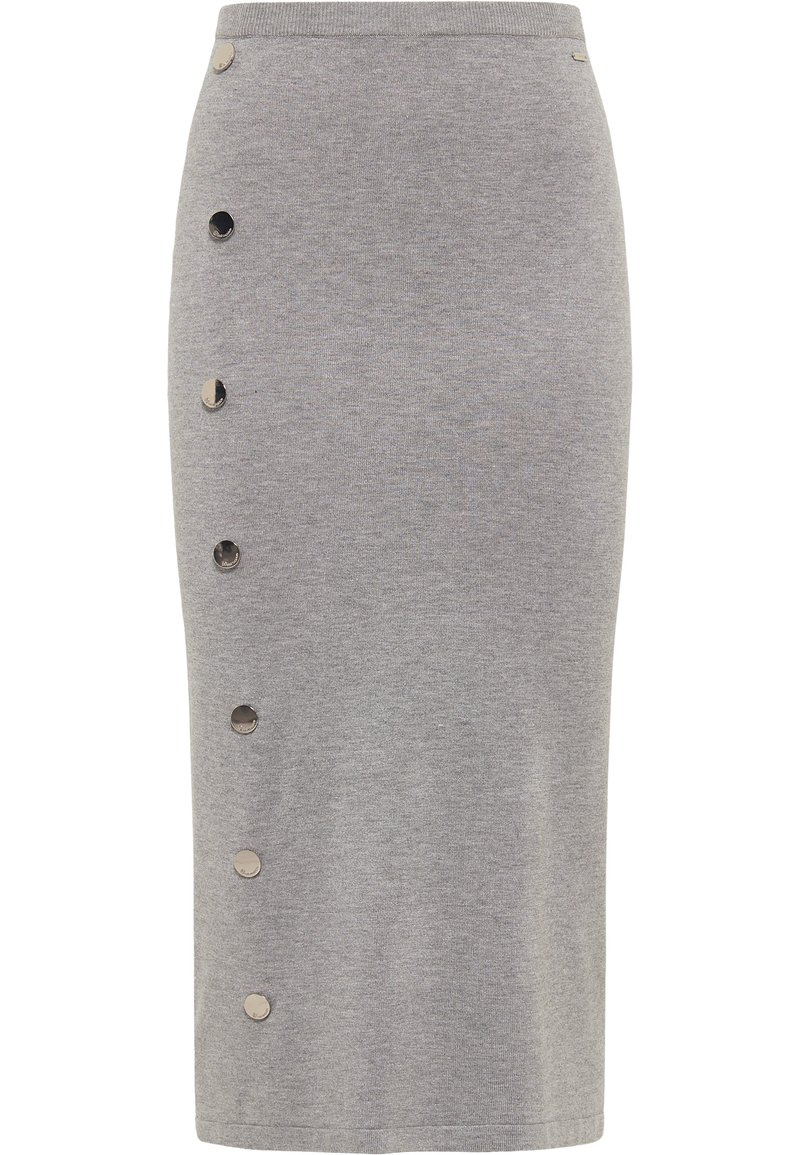 dreimaster Kokerrok grijs gemêleerd dreimaster Kokerrok grijs gemêleerd