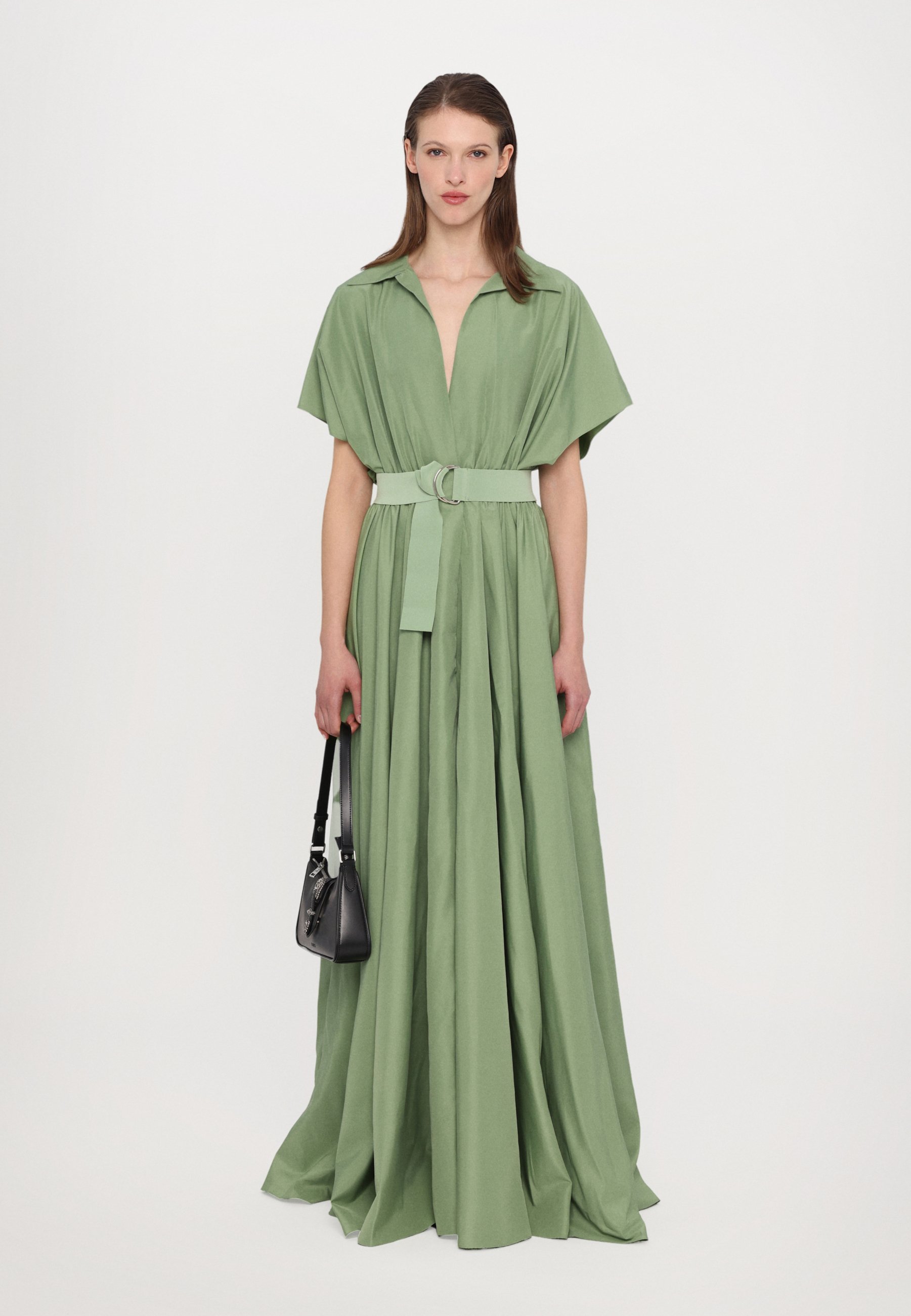 Norma Kamali SUPER SLEEVELESS SHIRT FLARED GOWN - Maxi dress
