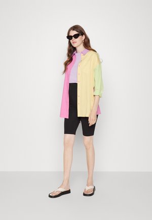 Even&Odd Maternity 2 PACK - Kratke hlače - black/mottled light grey