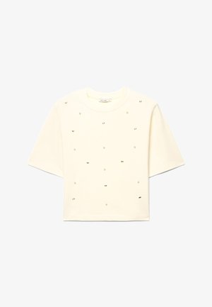 Calliope, T-SHIRT TINTA UNITA - T-shirt imprimé - crema