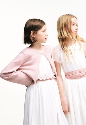 Mango Kids KID - Vesta na kopčanje - pink