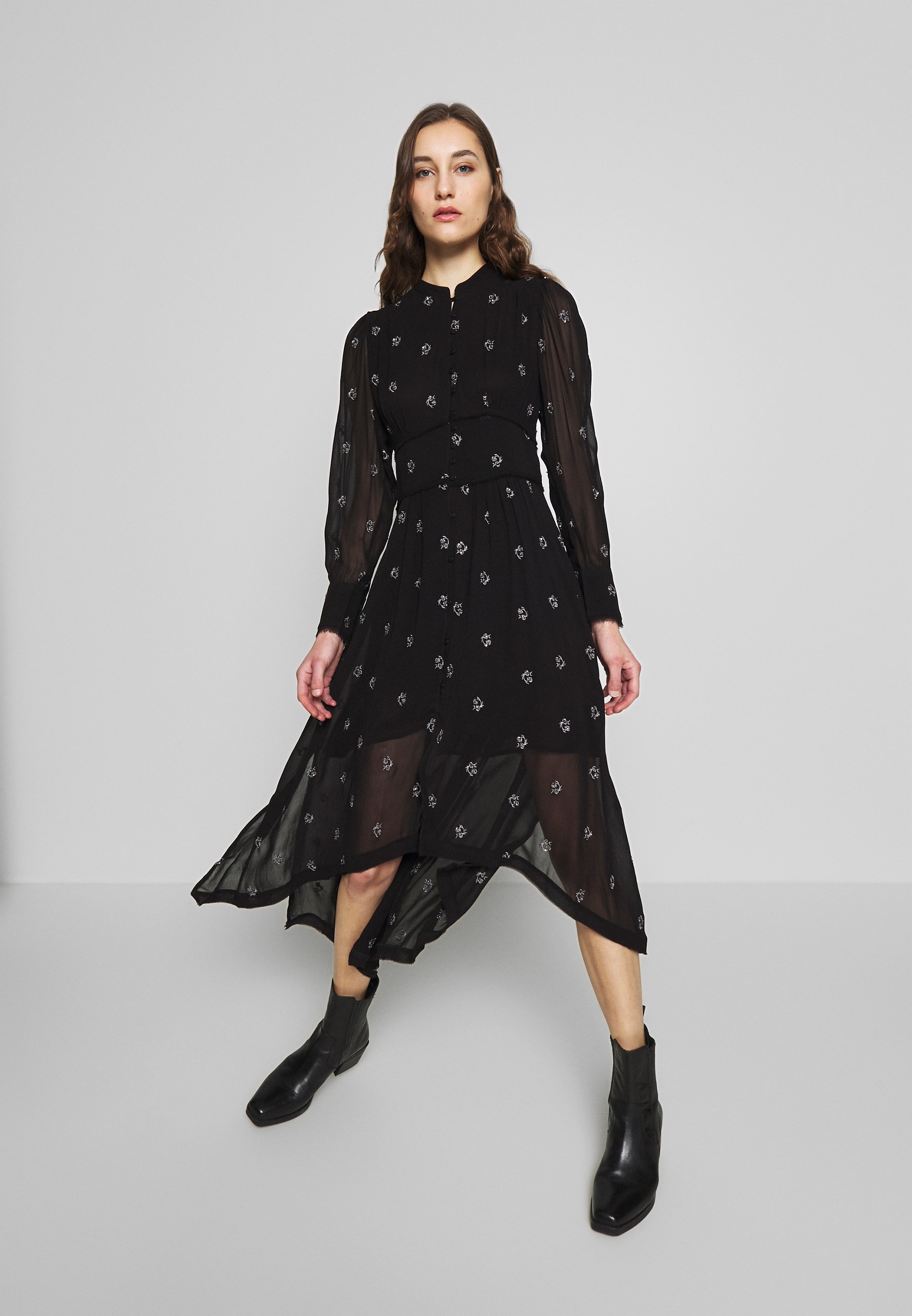 AllSaints LIZA CYLA DRESS Kjole black Zalando.no AllSaints LIZA CYLA DRESS Kjole black Zalando.no