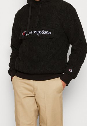Felpa con cappuccio - black