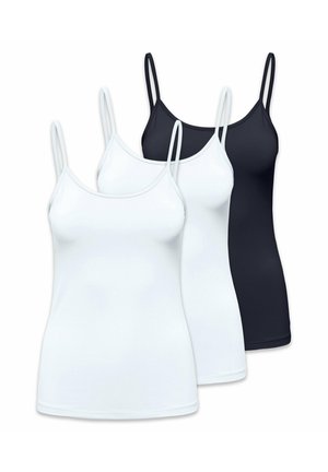 SPAGHETTI 3ER PACK - ONLEA NEW SINGLET - Top - xweiß blau