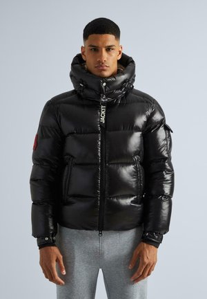 SLICK RACER HOOD - Winter jacket - black stone