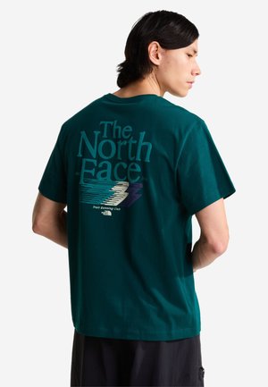 The North Face, M RETRO TRAIL RLX SS TEE-GRAPHIC. - Camiseta estampada - pacific teal