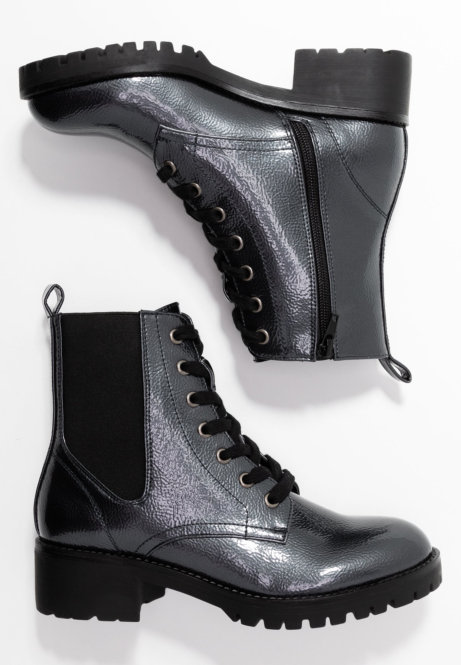 Anna Field COMFORT - Veterboots - gunmetal - Zalando.nl