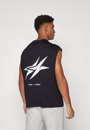 JCOCNZ BERLIN TANK TOP - T-shirt imprimé - black