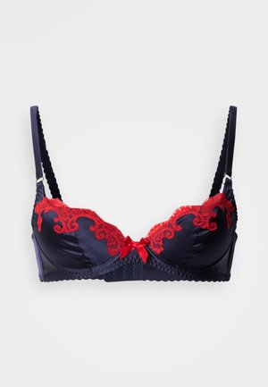 BRA - Podprsenka bez kostíc - navy/red