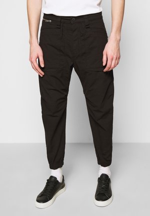 Stoffhose - black