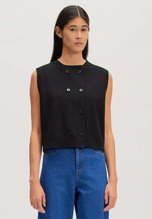 EDITED, EDITED PULLOVER VAYA - Veste sans manches - schwarz