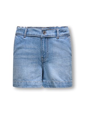 ONLY GIRLS KOGCOMET MITTLERE TAILLE WEITER BEINSCHNITT  - Denimshorts - light blue denim