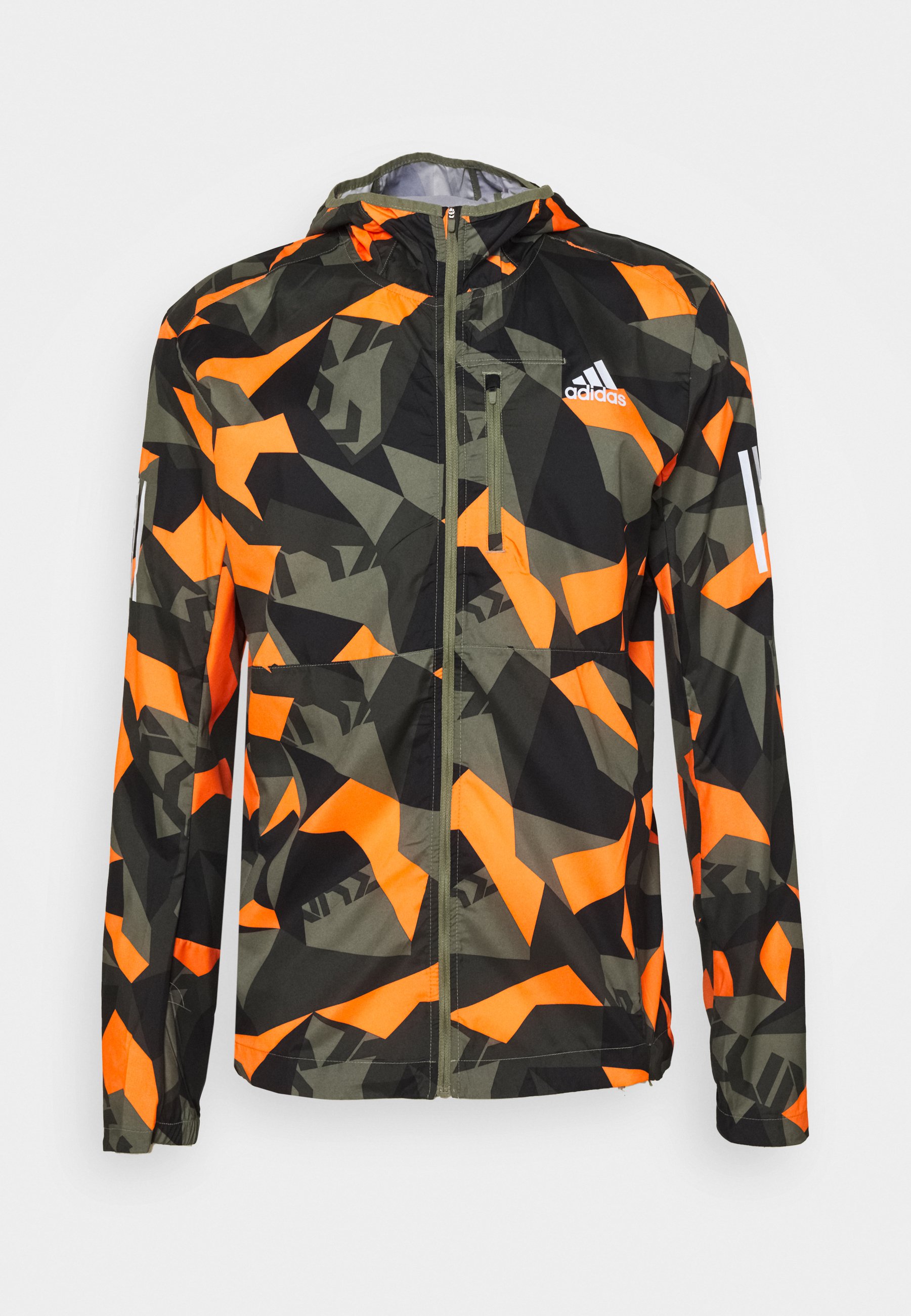 adidas black orange jacket