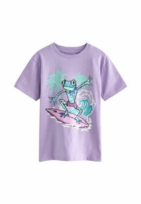 Unausgewählt, purple surfing frog