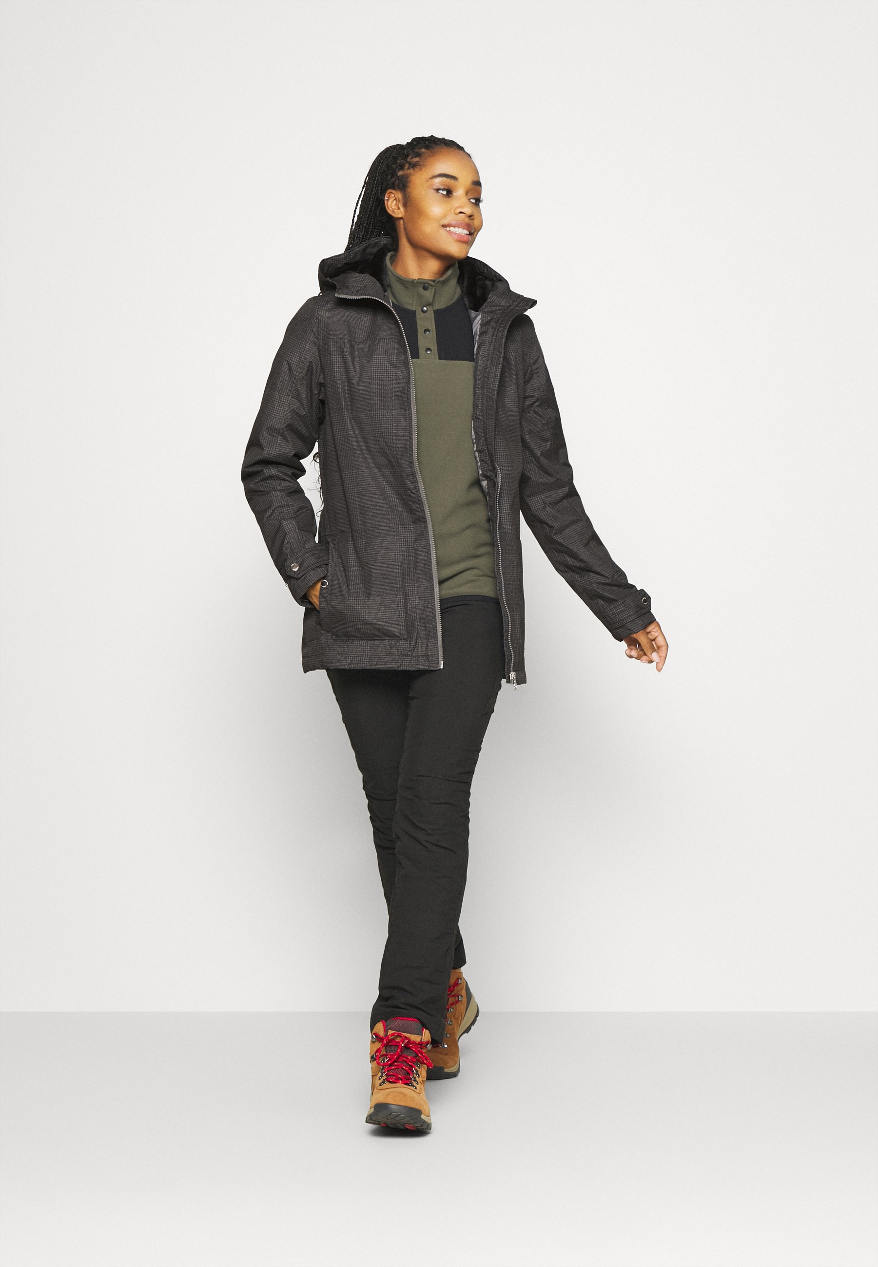 Regatta BERGONIA Parka lead grey Zalando.no Regatta BARBO - Regnjakke - lead grey
