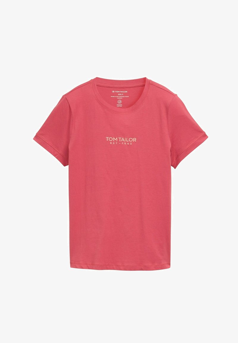 TOM TAILOR Maglietta Basic con Logo Ricamato Uomo TOM TAILOR Maglietta Basic con Logo Ricamato Uomo