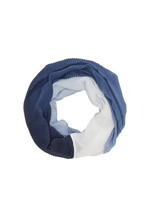 LOOP MIT PLISSEEFALTEN - Schlauchschal - navy