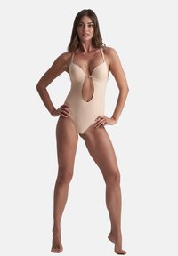 Bye Bra LOW BACK SENSUAL - Stahovací prádlo - beige