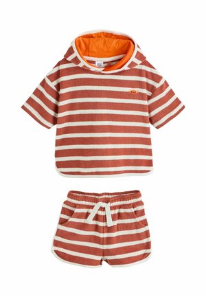 Next SET - Træningsbukser - rust brown stripe