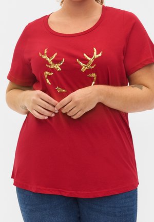 T-shirt imprimé - red