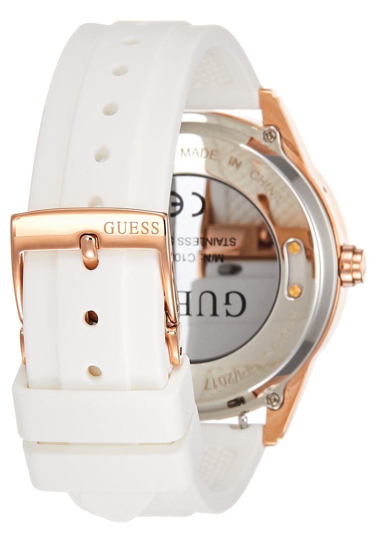 Guess Smart Watch Smartwatch Rose Gold Coloured White Weiss Zalando De