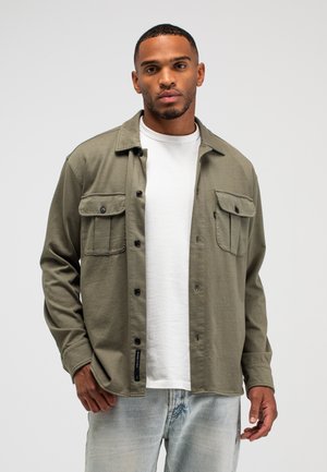 Overhemd - dk granite green