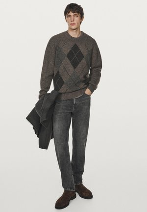 Classificação 3: Massimo Dutti -  ARGYLE  SWEATER - Camisola