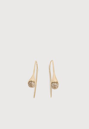 DKNY, PAVE BEAD THREADER - Σκουλαρίκια - gold-coloured