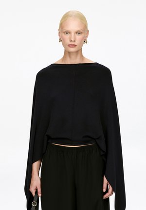 BOAT-NECK - Cape - black