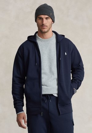 DOUBLE-KNIT FULL-ZIP HOODIE - Kapuzenpullover - aviator navy