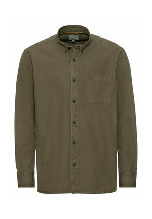 Hemd - olive brown