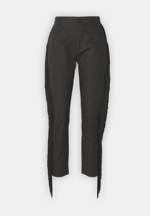 Pinko PADDINGTON PANTALONE CON FRANGE - Hlače - black