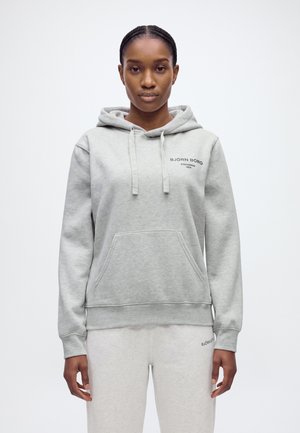 Björn Borg, ESSENTIAL 1 HOODIE - Суитшърт с качулка - light grey melange