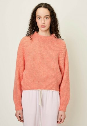 EAST - Jumper - peches blanche chine