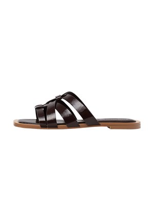 STRAPPY SLIDER - Pool slides - dark red