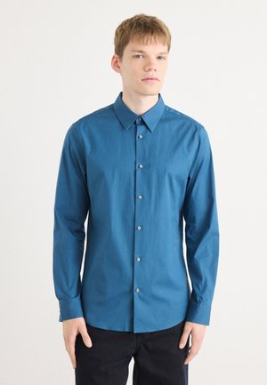 Calvin Klein SOLID STRETCH SLIM SHIRT - Camisa elegante - alfalfa blue