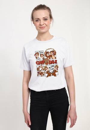 CHIP AND DALE - FRIENDSHIP - T-shirts print - white