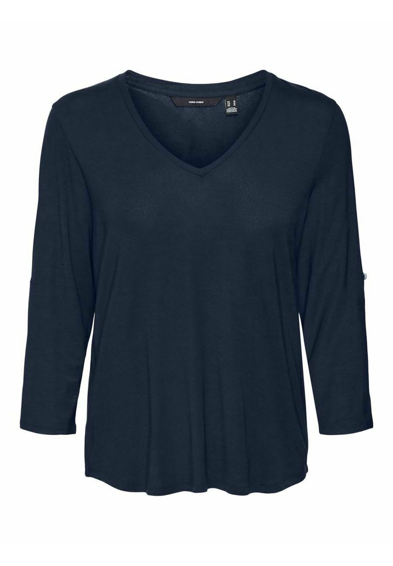 Vero Moda Curve Longsleeve donkerblauw