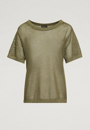 Luisa Spagnoli CULTO - T-shirt basic - verde militare