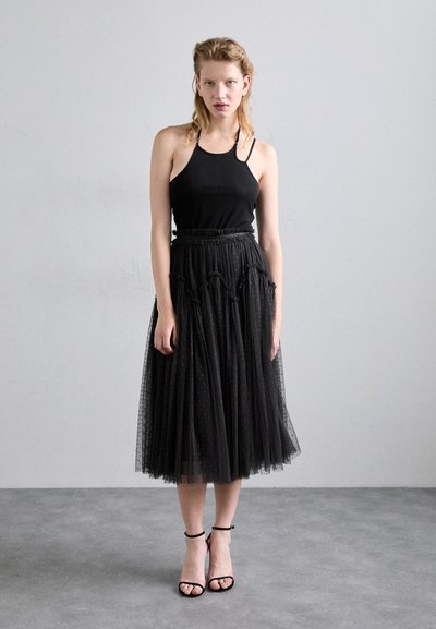 Needle & Thread ARABESQUE MIDAXI SKIRT - A-lijn rok - graphite